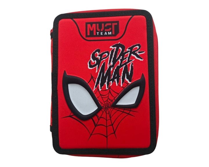 Κασετίνα Must Διπλή Γεμάτη 15χ5χ21 Spiderman Red 000508822