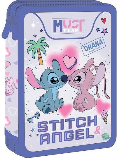 Κασετίνα Must Διπλή Γεμάτη 15χ5χ21 Lilo & Stitch 000565996
