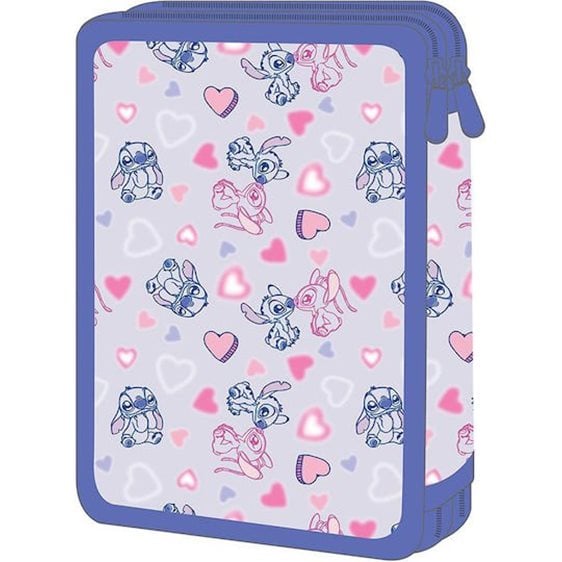 Κασετίνα Must Διπλή Γεμάτη 15χ5χ21 Lilo & Stitch 000565996
