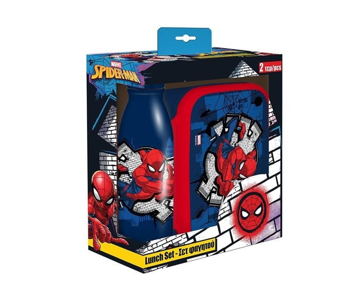 Σετ Φαγητοδοχείο Must 800ml & Παγούρι 500ml Spiderman 508789