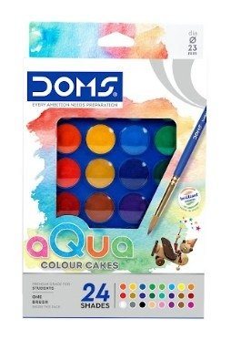 Doms Νερομπογιές 23mm 24τμχ. 000080553
