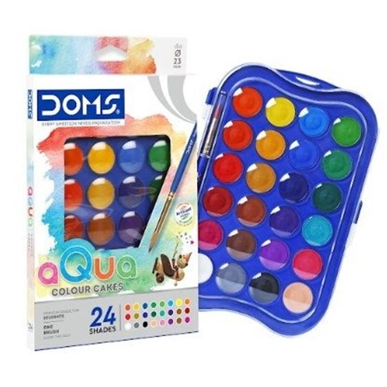 Doms Νερομπογιές 23mm 24τμχ. 000080553