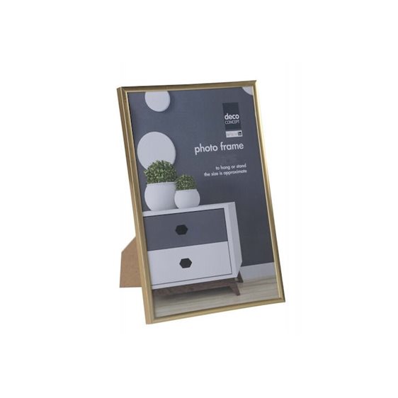 Κορνίζα Πλαστική LS 15X21cm PL1521 Χρυσή