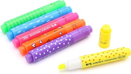 Σετ Μαρκαδόρων Υπογράμμισης 6τμχ Mini Cats Fruity Smell AHM29676