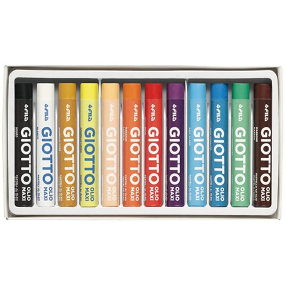 Λαδοπαστέλ Giotto Maxi Olio 12τμχ