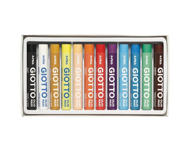 Λαδοπαστέλ Giotto Maxi Olio 12τμχ
