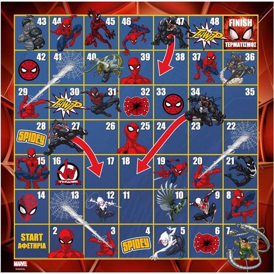 Επιτραπέζιο Παιχνίδι Φιδάκι Spiderman