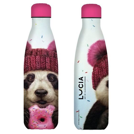 Παγούρι Θερμός Ανοιξείδωτο 500ml Lucia Panda 470057