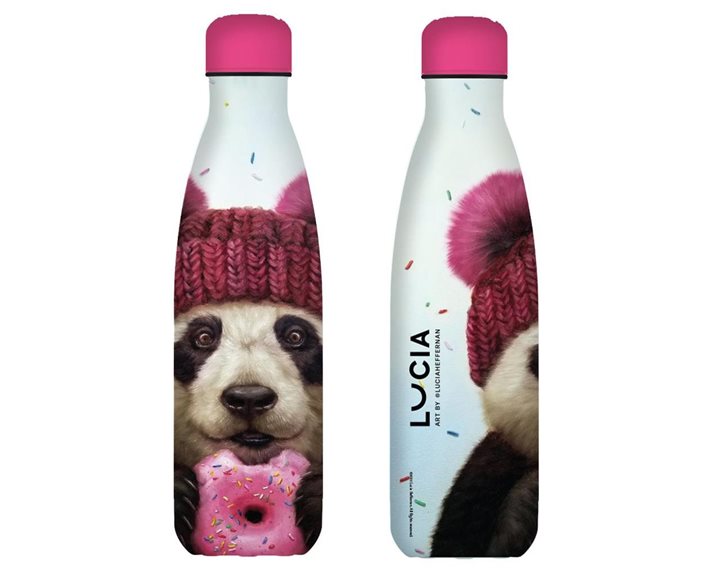 Παγούρι Θερμός Ανοιξείδωτο 500ml Lucia Panda 470057