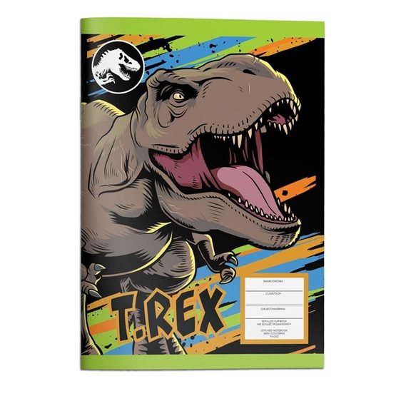 Τετράδιο Καρφίτσα 17x24 Jurrasic 40φ 000570989