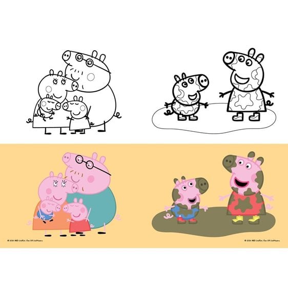 Τετράδιο Καρφίτσα 17x24 Spiderman Peppa Pig 40φ. 000482812