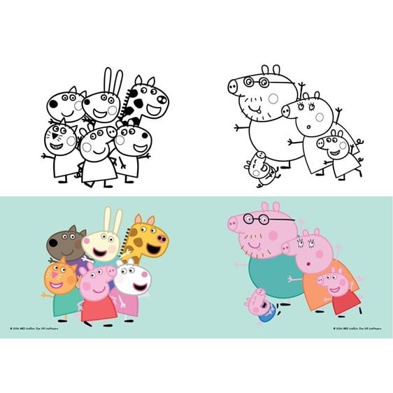 Τετράδιο Καρφίτσα 17x24 Spiderman Peppa Pig 40φ. 000482812