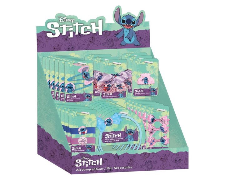 Τσιμπιδάκια Μαλλιών σετ 3τμχ Lilo &Stitch 000565070