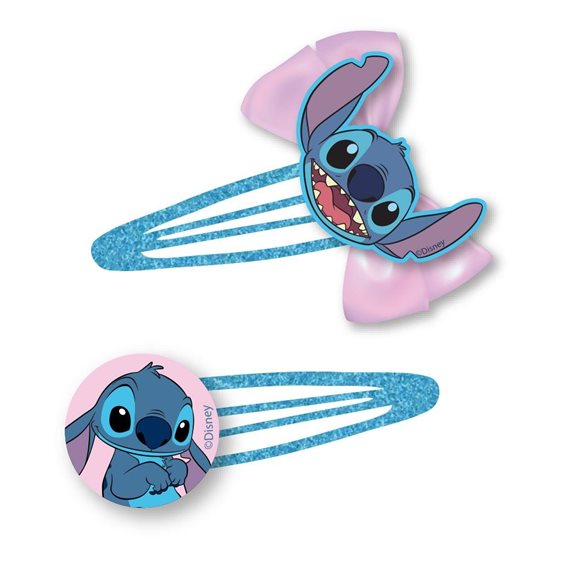 Τσιμπιδάκια Μαλλιών σετ 2τμχ Lilo &Stitch 000565065