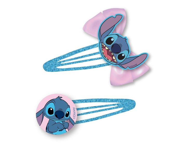 Τσιμπιδάκια Μαλλιών σετ 2τμχ Lilo &Stitch 000565065