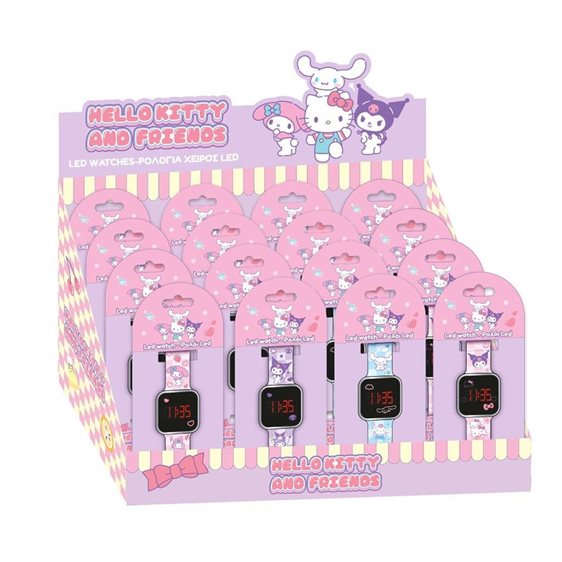 Ρολόι Χειρός LED Hello Kitty and Friends 000490232