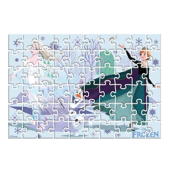 Παζλ Foil 60τμχ σε κύλινδρο 48χ33 Frozen 000565608