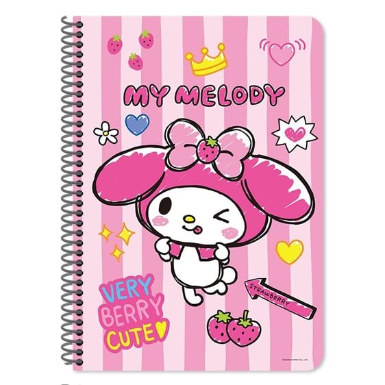 Τετράδιο Σπιράλ 17χ25 2θ 60φ My Melody 000490295