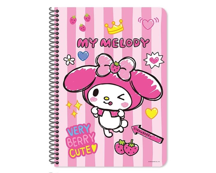 Τετράδιο Σπιράλ 17χ25 2θ 60φ My Melody 000490295