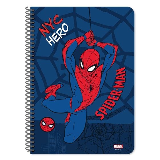 Τετράδιο Σπιράλ 17χ25 2θ 60φ Spiderman 000508766