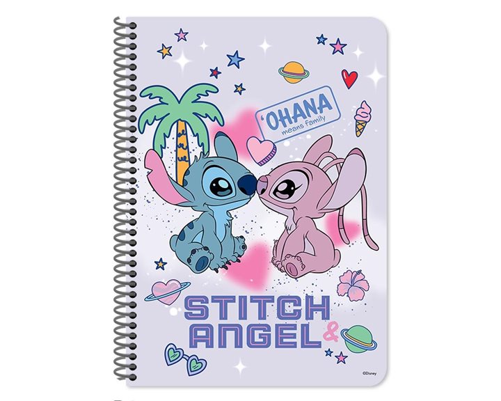 Τετράδιο Σπιράλ 17χ25 2θ 60φ Lilo & Stitch 000565850