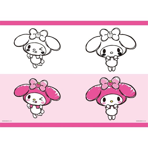 Τετράδιο Καρφίτσα 17χ25 40φ My Melody 000490297