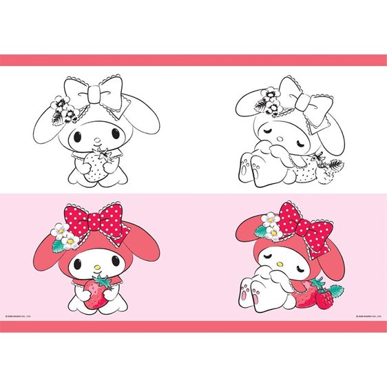 Τετράδιο Καρφίτσα 17χ25 40φ My Melody 000490297