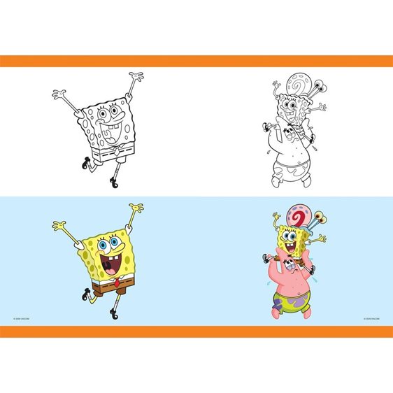 Τετράδιο Καρφίτσα 17χ25 40φ Spongebob 000483173