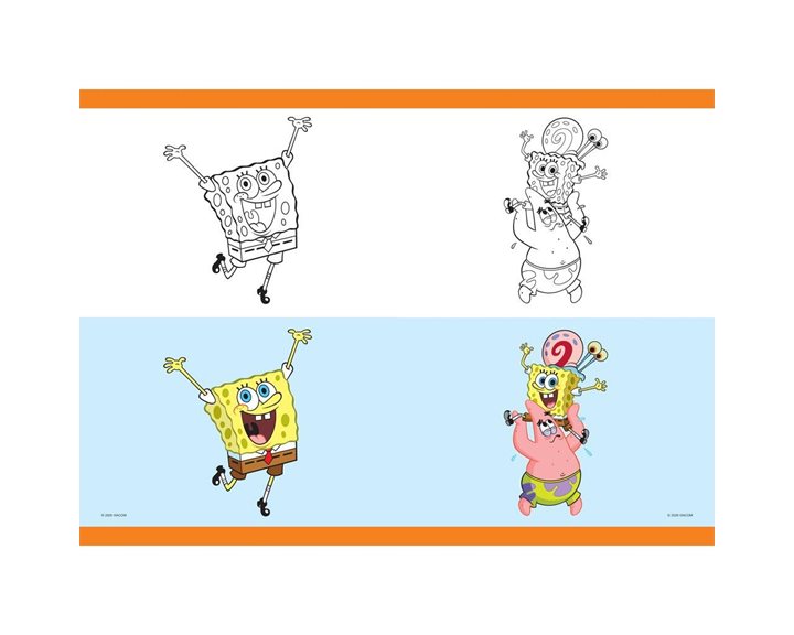 Τετράδιο Καρφίτσα 17χ25 40φ Spongebob 000483173