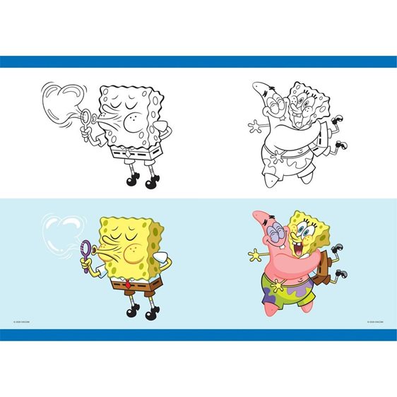 Τετράδιο Καρφίτσα 17χ25 40φ Spongebob 000483173