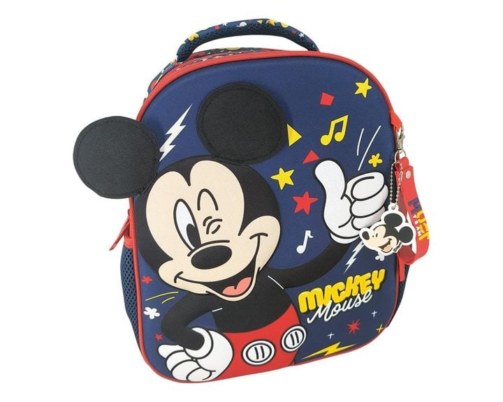 Τσάντα Πλάτης Νηπίου 27χ10χ31εκ. 2Θήκες Mickey Blue 000565787
