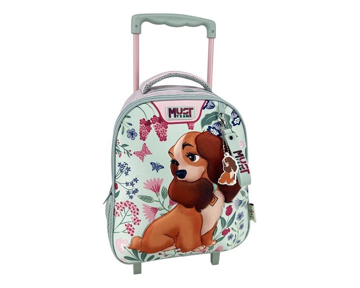 Τσάντα Τρόλεϊ Νηπίου 27χ10χ31εκ. 2Θήκες Lady and the Tramp 000565966