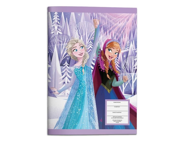 Τετράδιο Καρφίτσα 17χ25 40φ Frozen 000565854