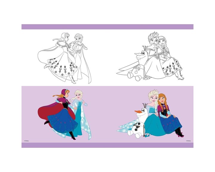 Τετράδιο Καρφίτσα 17χ25 40φ Frozen 000565854