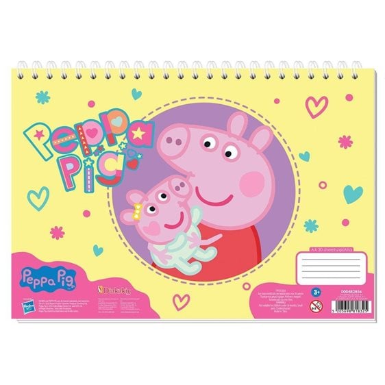 Μπλοκ Ζωγραφικής Α4 30Φ Peppa Pig