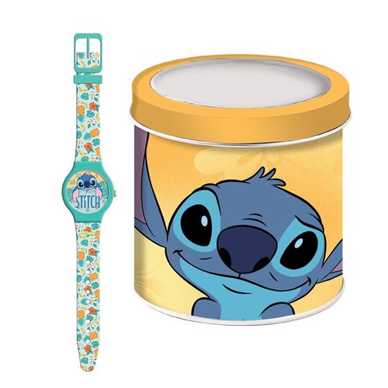 Ρολόϊ Σε Πλαστικό Κουτί Stitch 000566005
