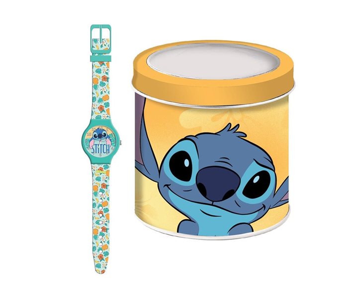 Ρολόϊ Σε Πλαστικό Κουτί Stitch 000566005