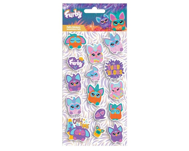 Αυτοκόλλητα Puffy Furby 000484505