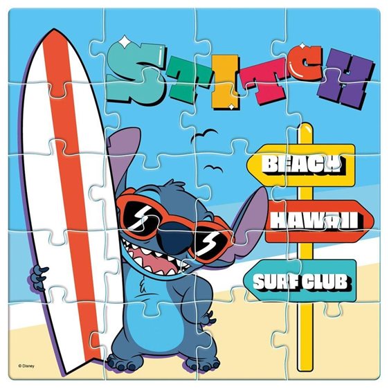 Παζλ Μαγνητικό 18χ1.3χ18εκ Lilo & Stich Summer Vibes 60pcs 565153