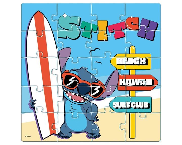 Παζλ Μαγνητικό 18χ1.3χ18εκ Lilo & Stich Summer Vibes 60pcs 565153