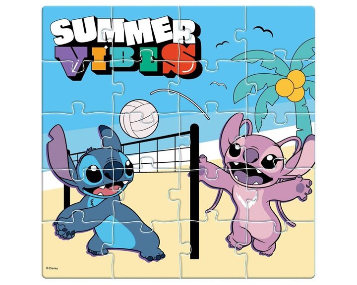 Παζλ Μαγνητικό 18χ1.3χ18εκ Lilo & Stich Summer Vibes 60pcs 565153