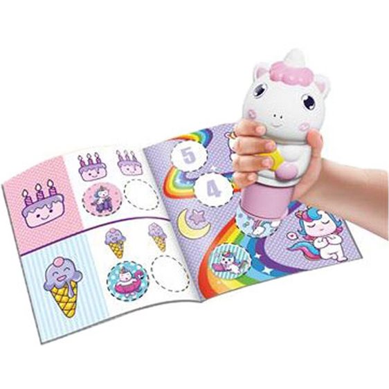 Stickers με Σφραγίδα Σετ 100τμχ Unicorn 10x6x11.8cm 000623002