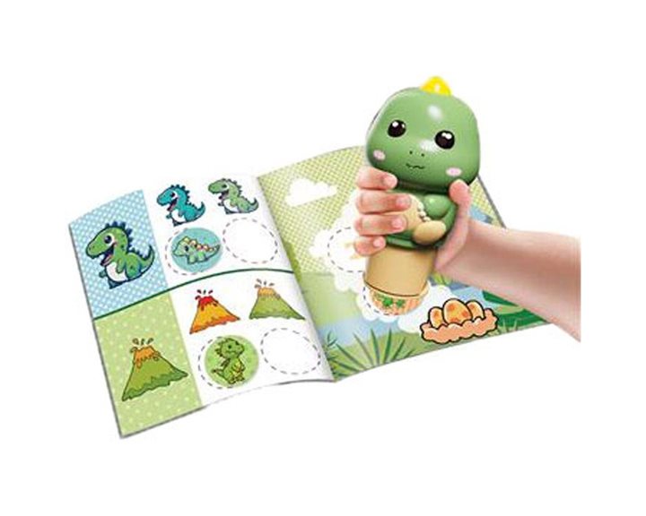 Stickers με Σφραγίδα Σετ 100τμχ Dino10x6x11.8cm 000623003
