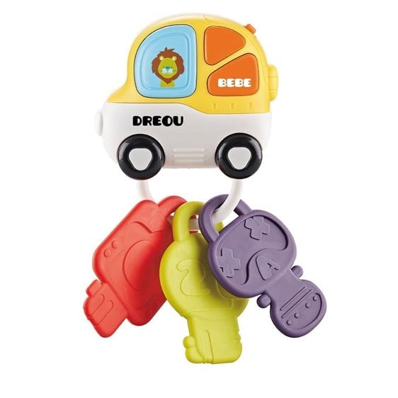 Κλειδάκια Αυτοκινήτου Luna Toys με μουσική και φως 15x7x6,3x20,7 εκ. 2 Σχέδια 000622745