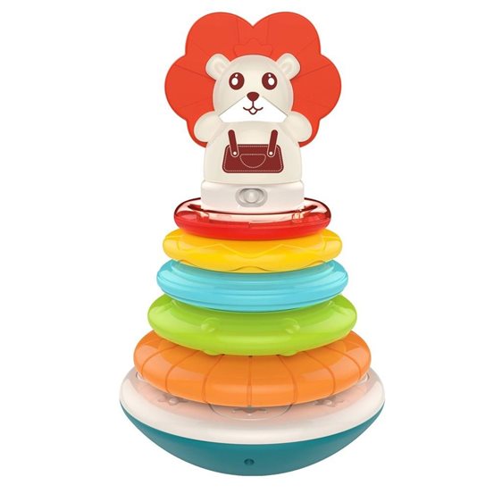 Δακτύλιοι Στοίβαξης Luna Toys με μουσική και φως 14x14x23,8 εκ. 000622758