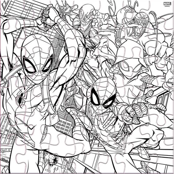 Παζλ Luna 42τμχ 42χ42εκ. Spiderman 000508709