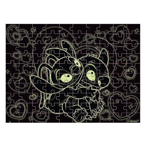 Παζλ Luna 100τμχ 48χ34εκ Glow in the Dark Stitch 000565647