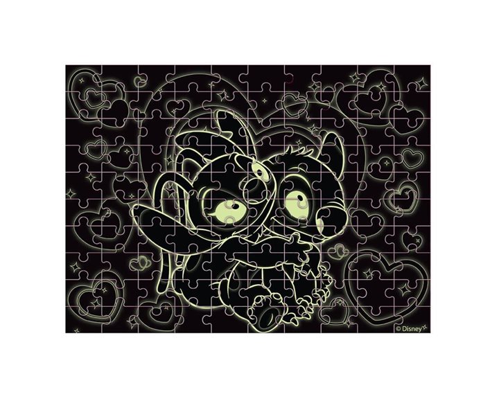 Παζλ Luna 100τμχ 48χ34εκ Glow in the Dark Stitch 000565647