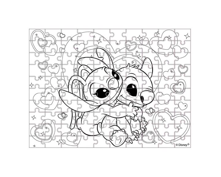 Παζλ Luna 100τμχ 48χ34εκ Glow in the Dark Stitch 000565647