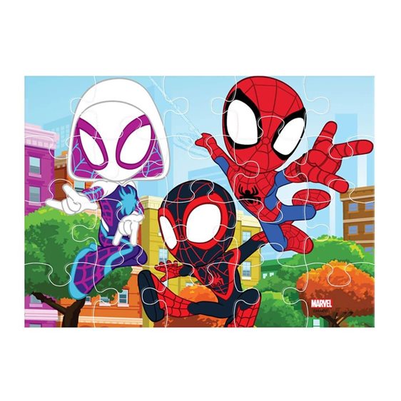 Παζλ Luna 4 σε 1 12/15/20/24τμχ 29χ6χ27.5εκ. Spidey 000508708